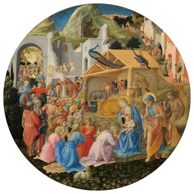 賢者の礼拝 作： Fra Angelico and Fra Filippo Lippi